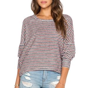 Casual Free People Striped Sweater